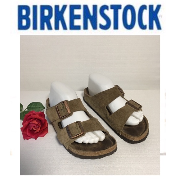 Birkenstock Shoes - Birkenstock Arizona sandals Womens 39 (8-8.5) (or 6 Mens) Brown Cork Leather EUC